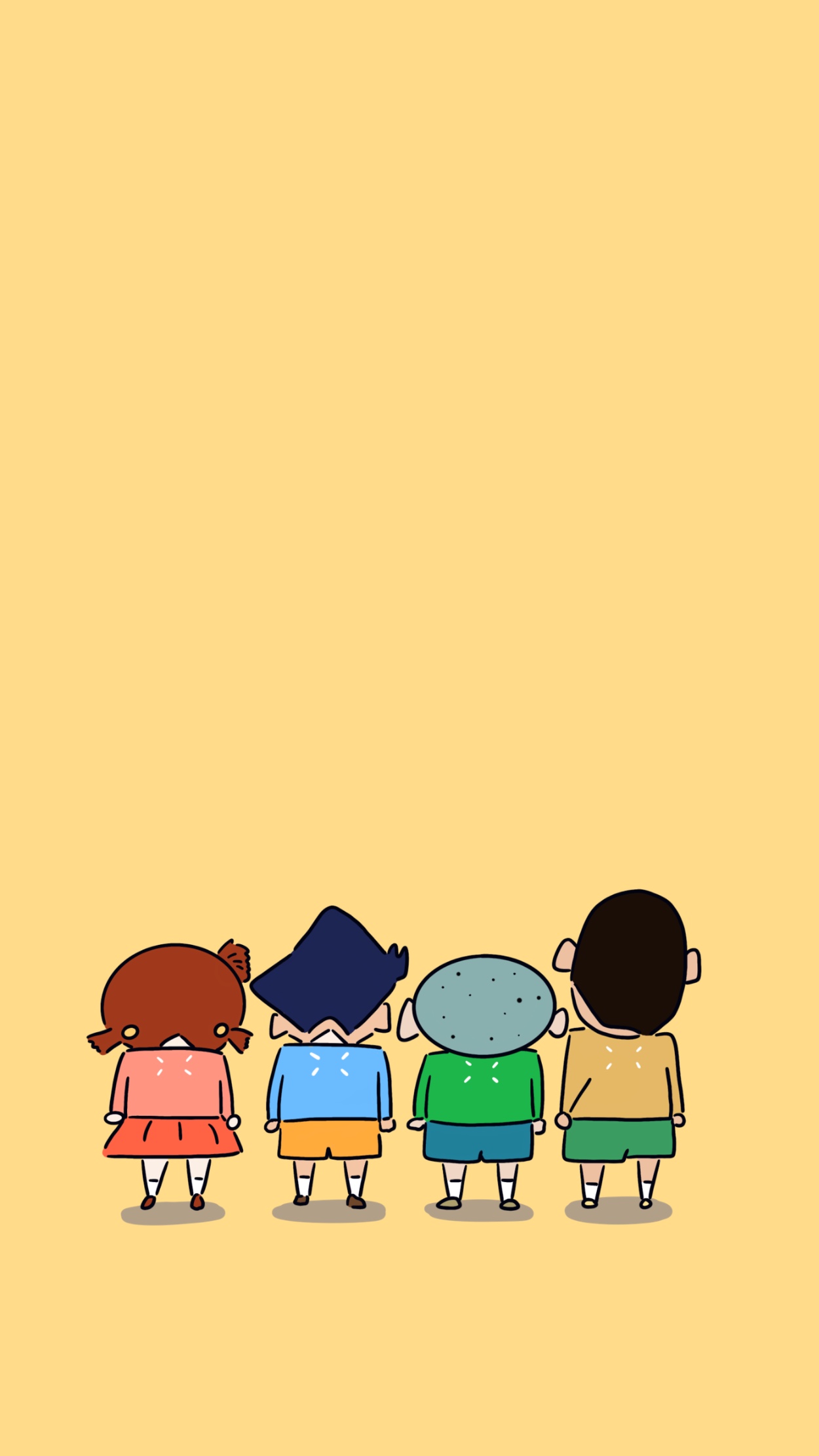 짱구와 친구들 아이폰 배경화면