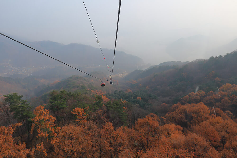 삼악산 호수케이블카 단풍