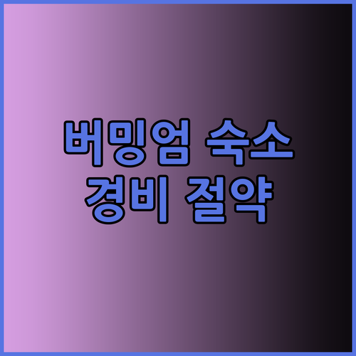 버밍엄 여행 경비 절약 PH 호스텔 