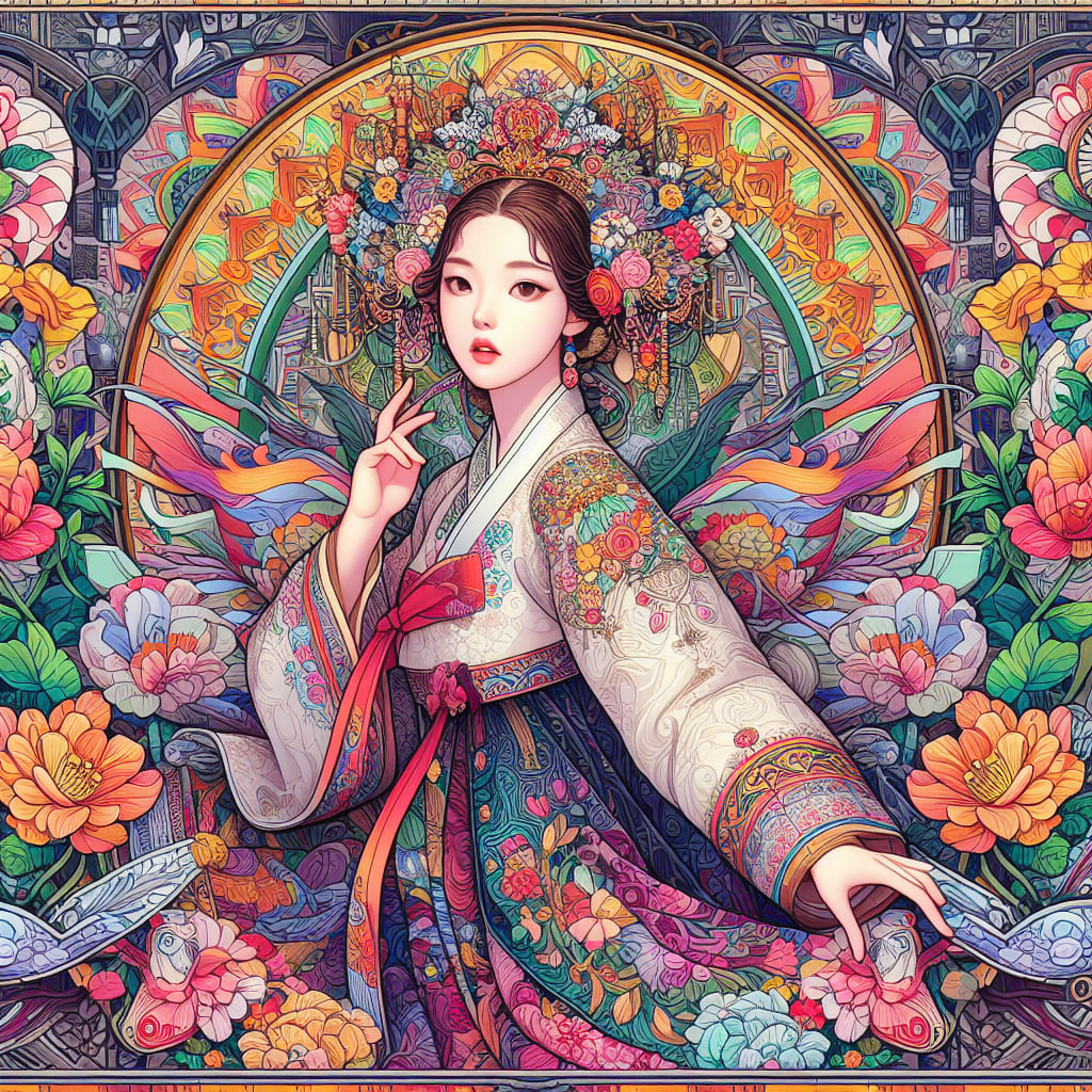 Korean traditional dress HANBOK 05