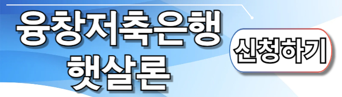 정부지원대출 융창저축은행 햇살론 누구나 가능한 대출 지금 바로 신청하세요 - 정부지원대출 융창저축은행 햇살론 대출 방법 융창저축은행 햇살론