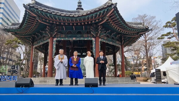한기총 정서영 대표회장, “종교계가 2