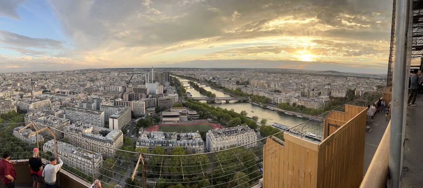 프랑스 파리 에펠탑 정상에서 바라본 풍경(8)