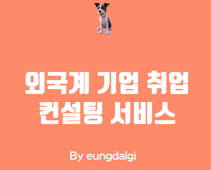  외국계 기업 취업을 위한 컨설팅 서비스 소개