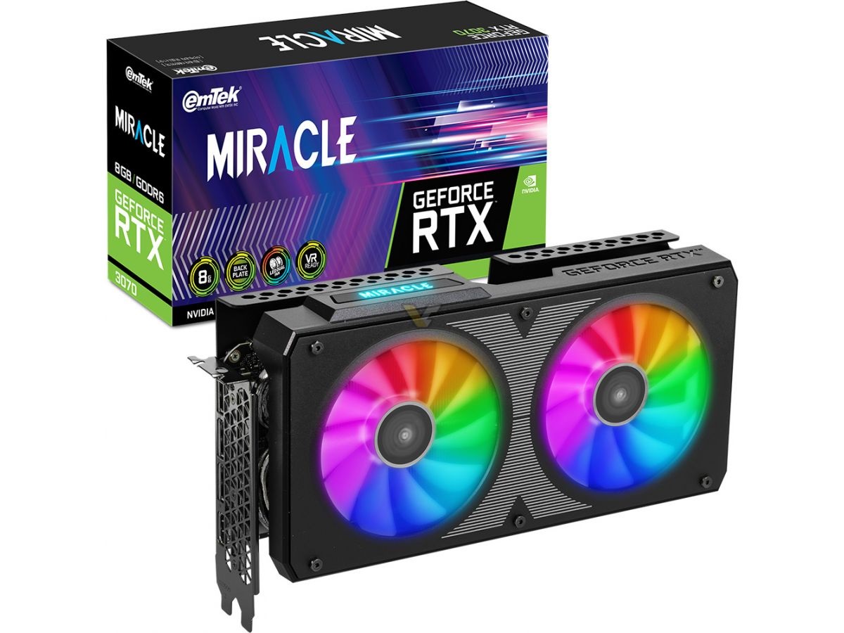  이엠텍 (EMTEK) RTX 3070 Miracle 공개