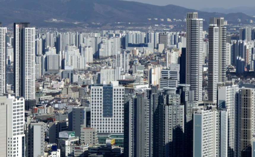 사진은 대구 중구에서 바라본 대구 도심 아파트.