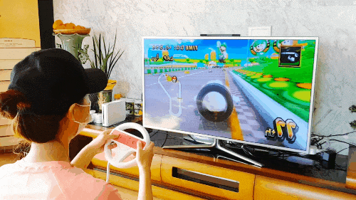 중고 닌텐도의 임기를 구입하여 We Sports, Mario Kart, Just Dance를 홈 게임으로 즐기십시오. 9