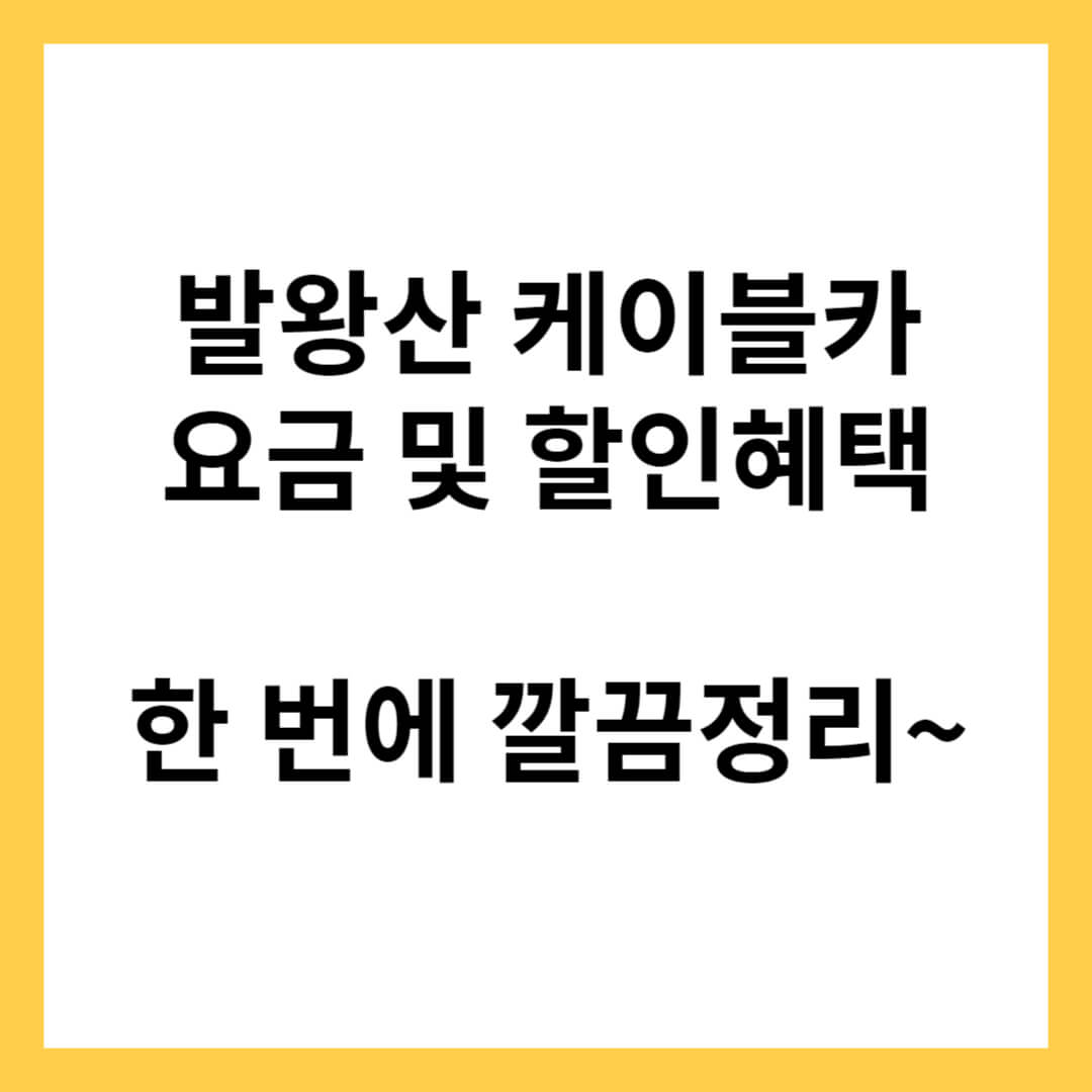 발왕산 케이블카