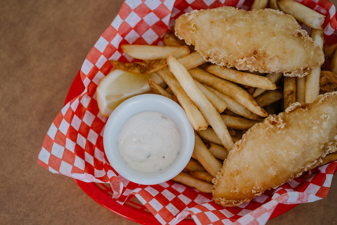 Fried fish.