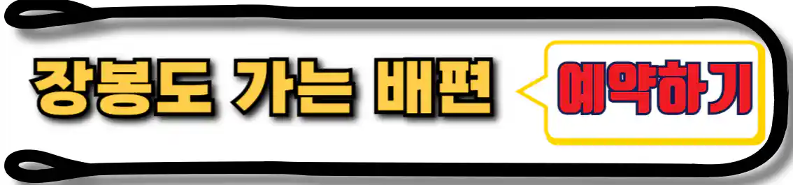 장봉도 배편 예약