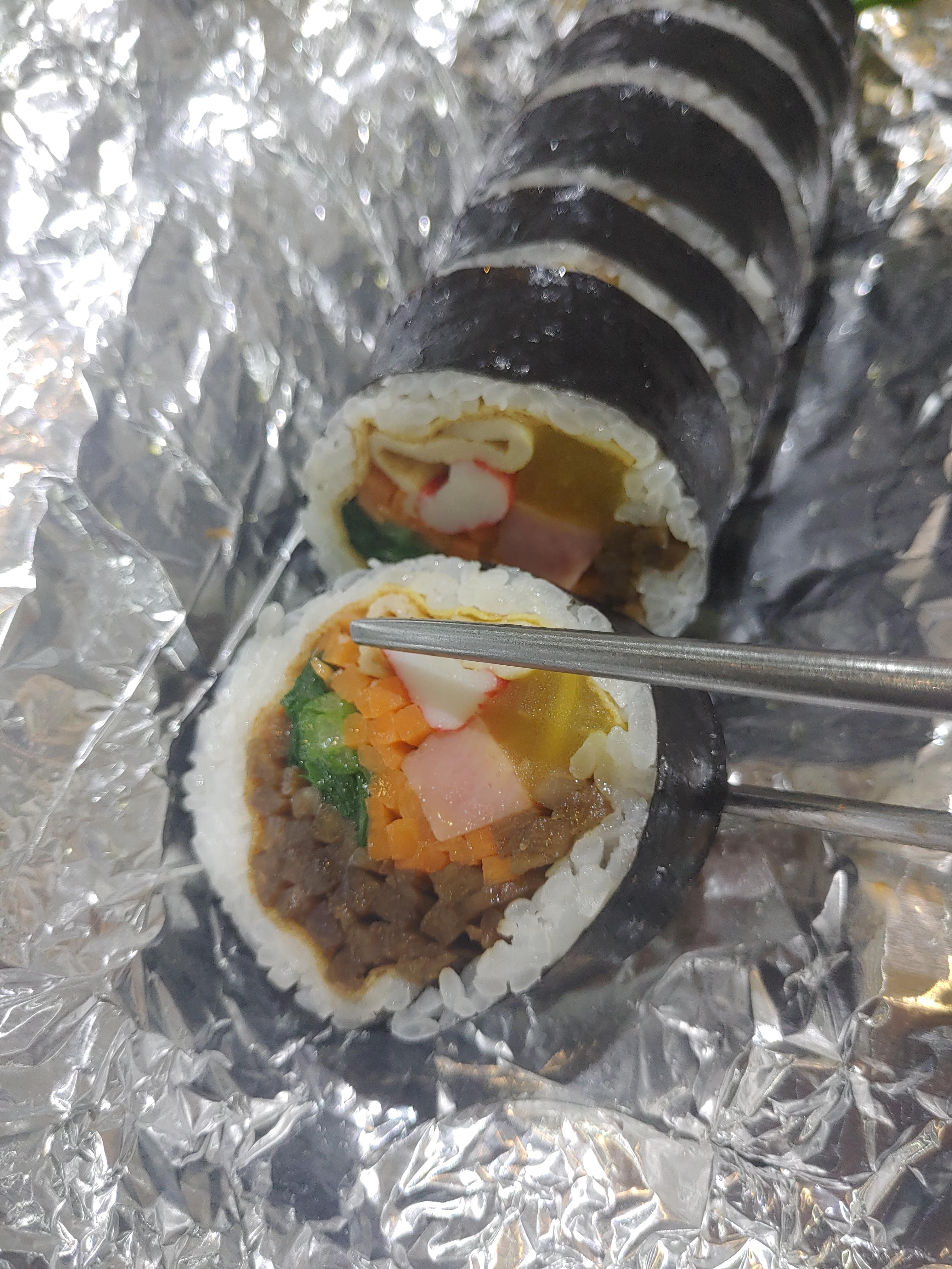  부평 맛집 30년 전통 대왕김밥의 우엉김밥 맛있는 리뷰