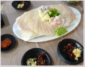 광어회
