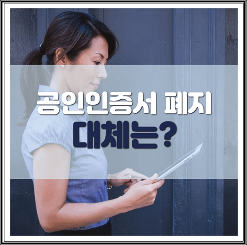  공인인증서 폐지 대체는?