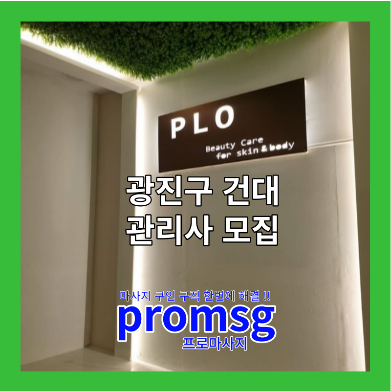  광진구 건대 플로 스웨디시 구인 공고