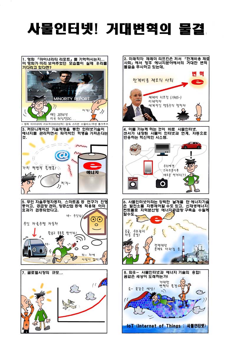  사물인터넷(IOT)!  거대 변혁의 물결 : 에너지만평(6)