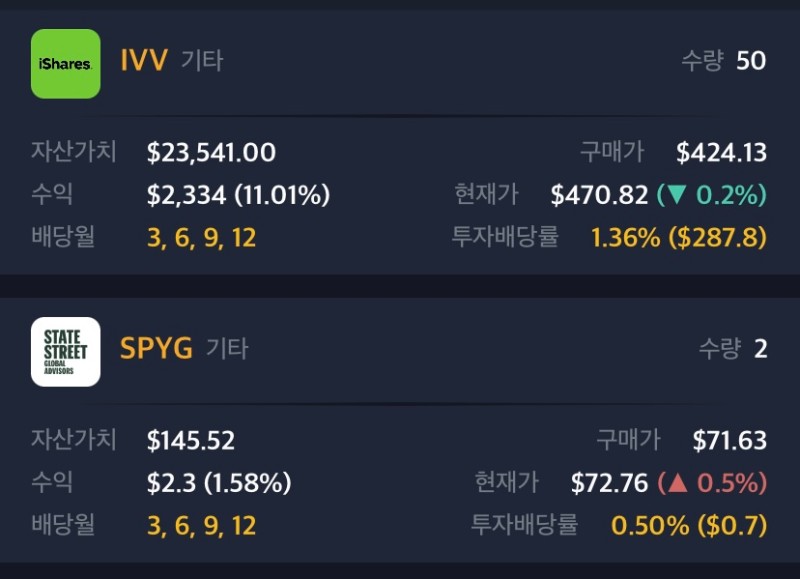  IVV ETF 주간 현황 21