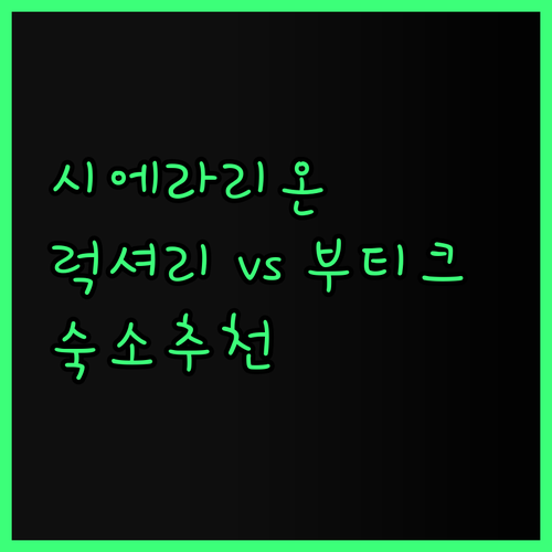 시에라리온 럭셔리 리조트 vs. 부티