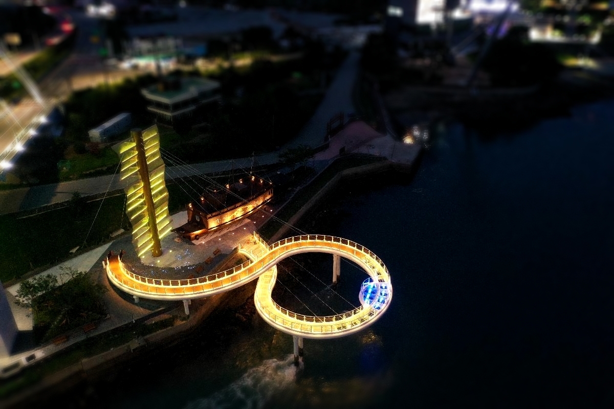 해남 우수영국민관광지 : 울둘목 스카이워크 판옥선 명량 촬영지