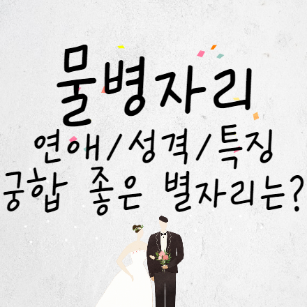  물병자리 남자의 연애 성격 특징 및 별자리 궁합