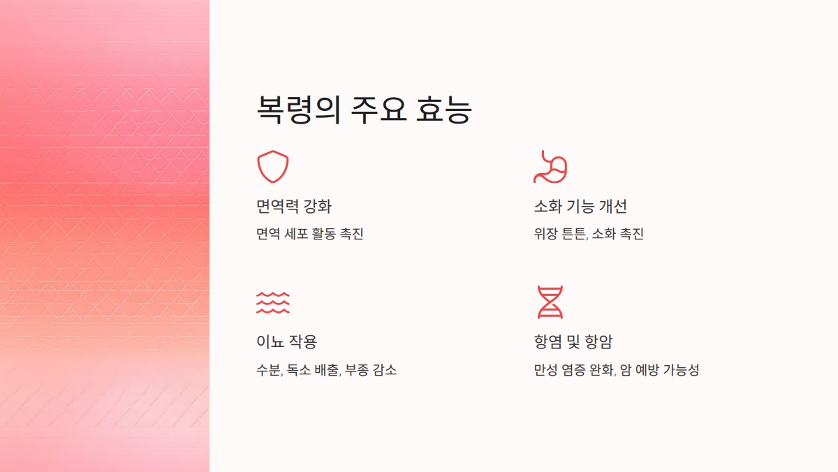 복령 효능