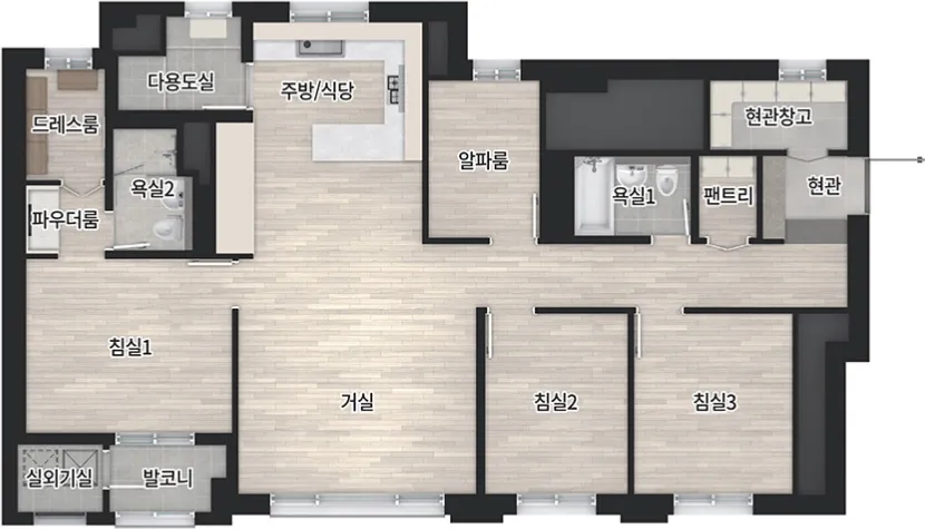 84B-확장형-평면도
