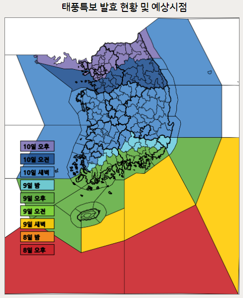 태풍 특보