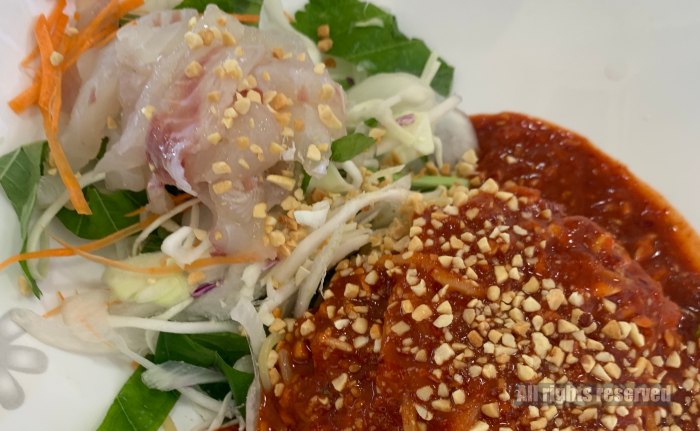  제주 곰막식당 솔직후기 (회국수, 성게국수, 전복죽)