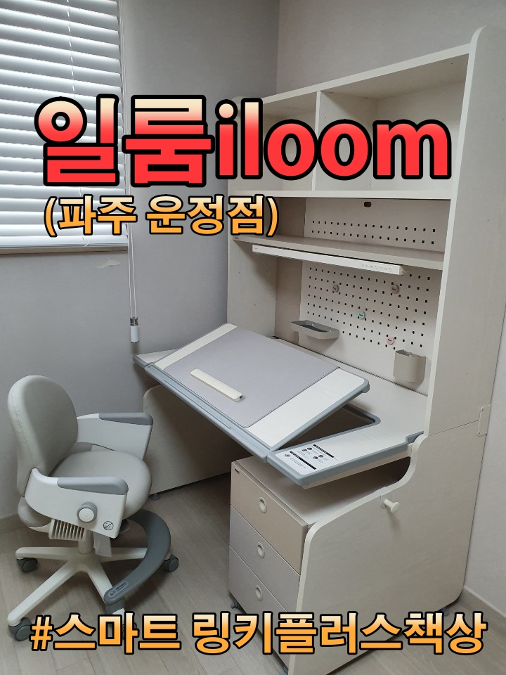  파주 운정 가구 단지 일룸(iloom)에서 만나는 신학기 맞이 초등학생 세련된 스마트 책상세트 링키플러스