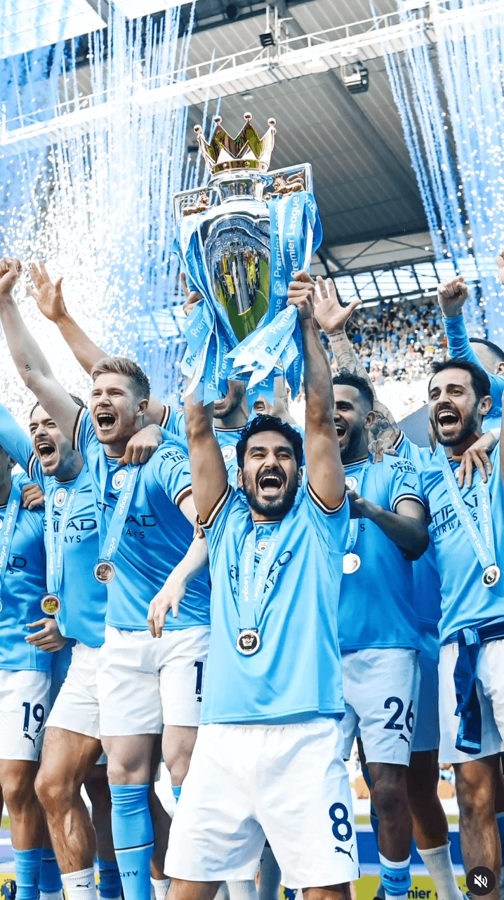 22-23시즌 EPL우승은 맨시티