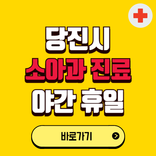 당진시 야간 소아과 진료병원 찾기 ❘ 24시 일요일 주말 연휴 응급진료 추천 잘하는 곳