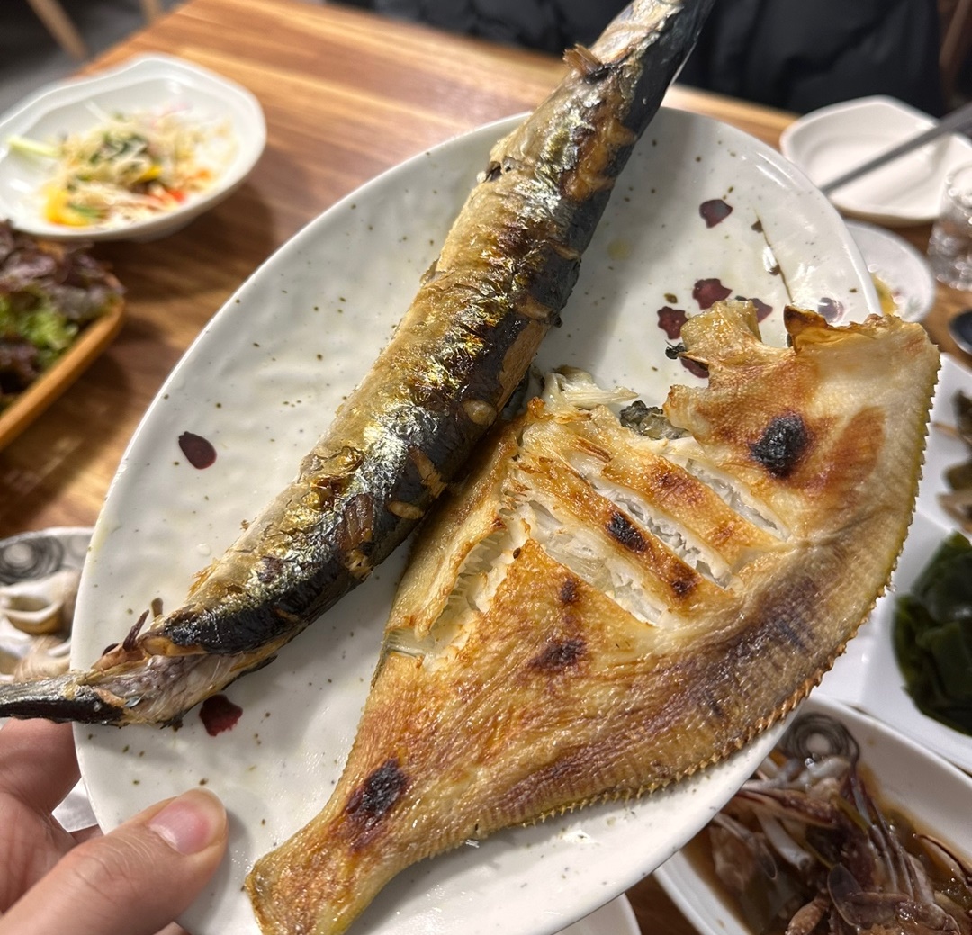 꽁치와 가자미 구이