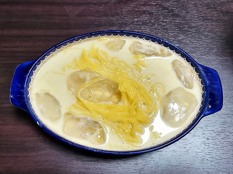 옥수수면 콩국수