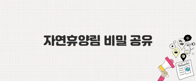 [개장 소식] 서울 첫 자연휴양림 '수락 휴', 예약 방법부터 이용 팁까지 총정리!