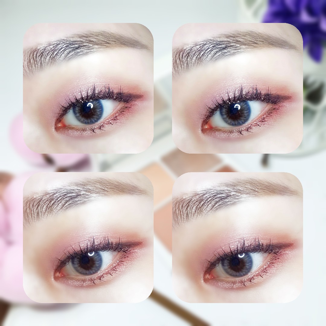  홀리카홀리카 4구 팔래트 추천! holikaholika ss컬렉션 펄리플래쉬 피스매칭 4구 섀도우 팔레트 08 헤이, 로지 / 봄메이크업 저격!