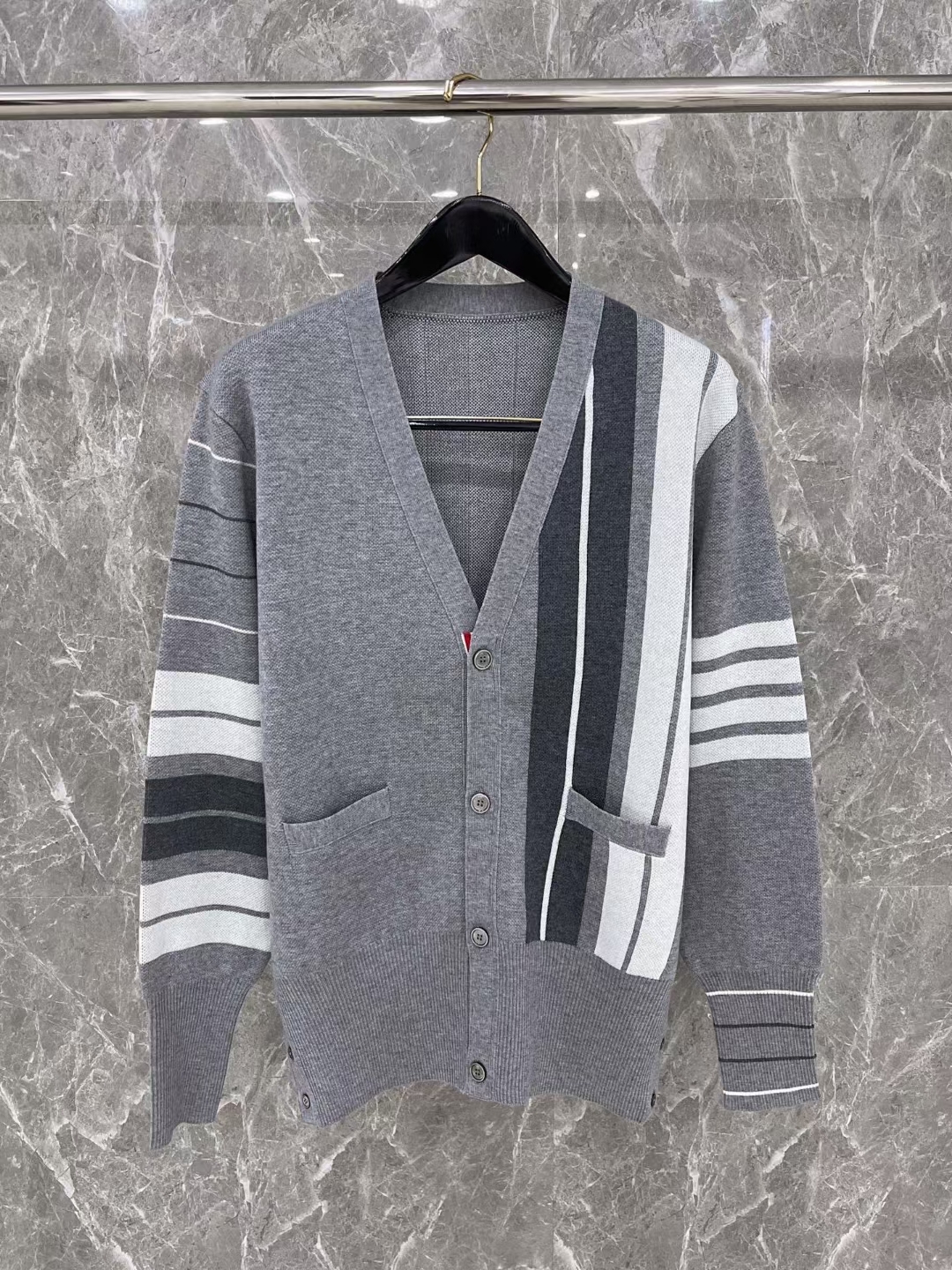  [THOM BROWNE] 톰브라운 믹스 가디건