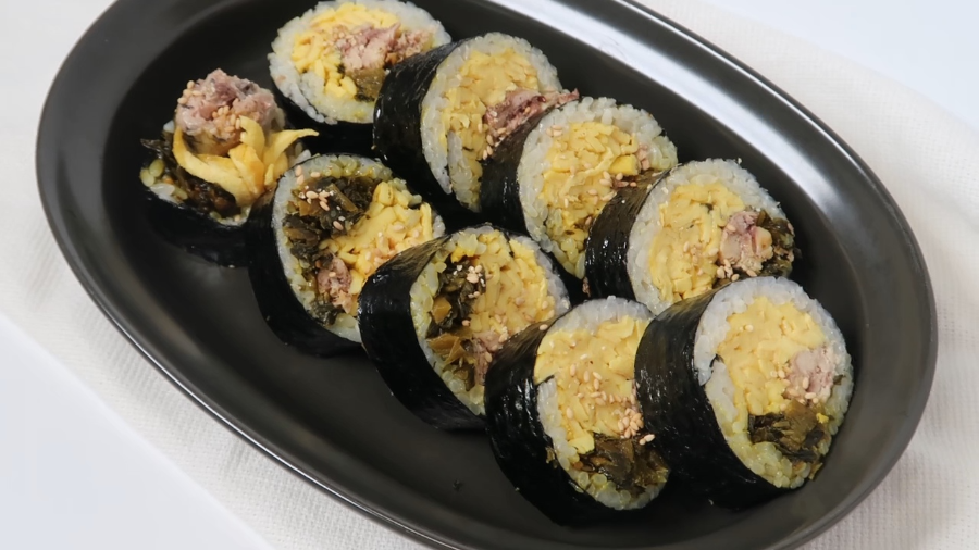 갓절임 꽁치김밥 황금레시피