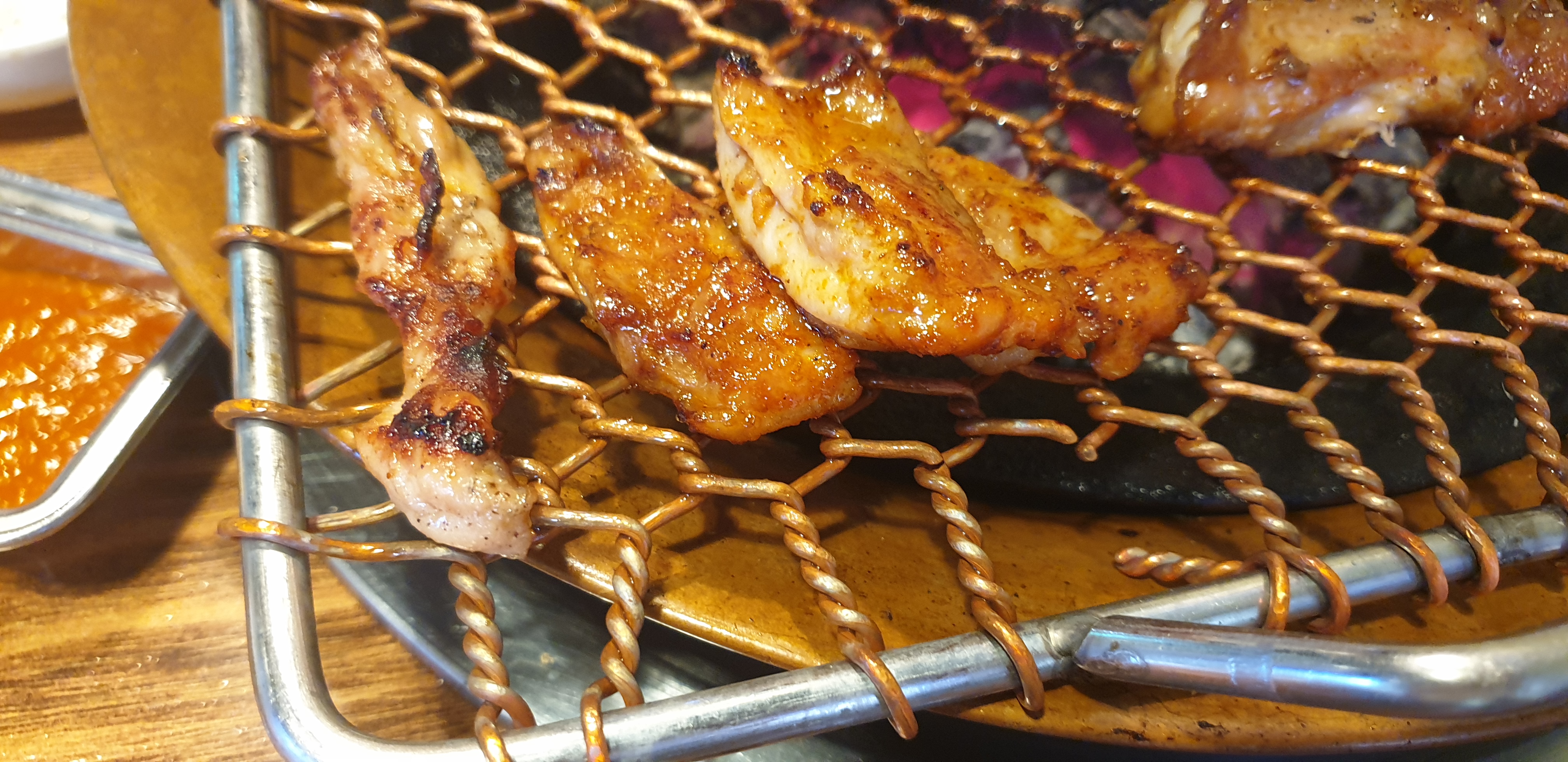  [모란] 모란 숯불 닭갈비 - 소금 닭갈비, 간장 닭갈비, 고추장 닭갈비, 꾀꼬리살, 비빔 막국수