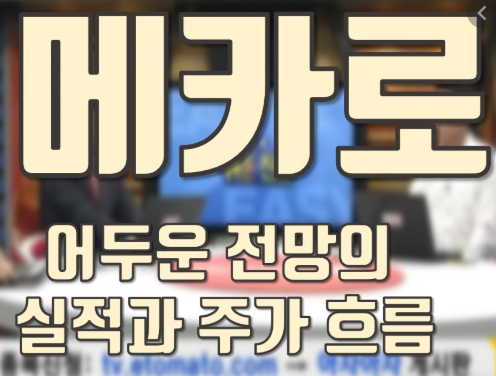 메카로 주가 전망