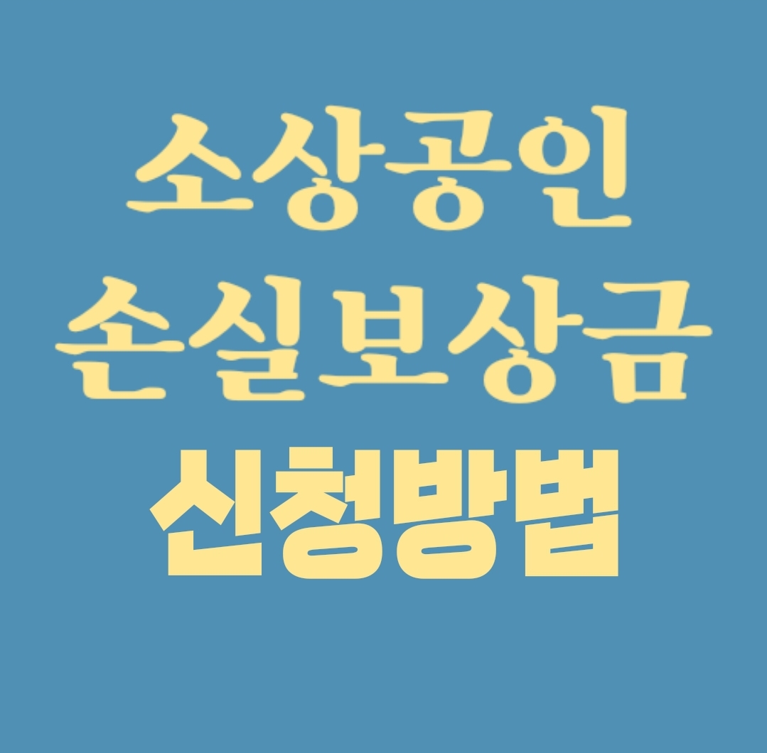  소상공인 손실보상 신청·지급 대상자·지급금액 정리