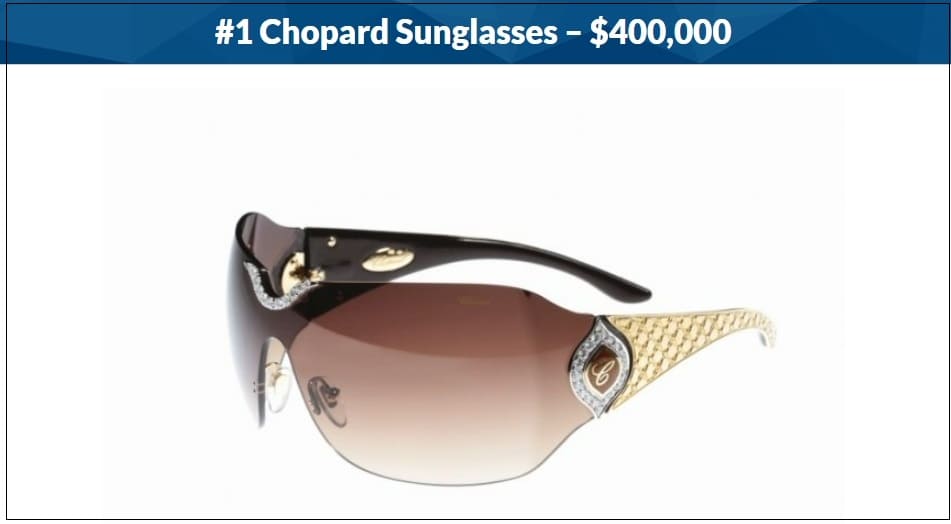세상에서 가장 비싼 선글라스 VIDEO: 10 Most Expensive Sunglasses In The World