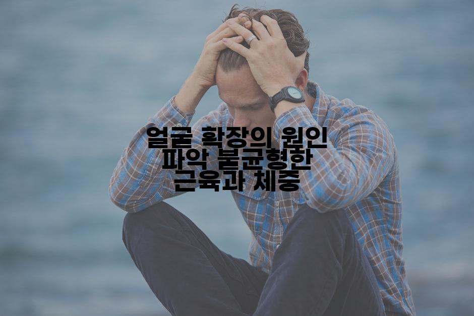 얼굴 확장의 원인 파악 불균형한 근육과 체중