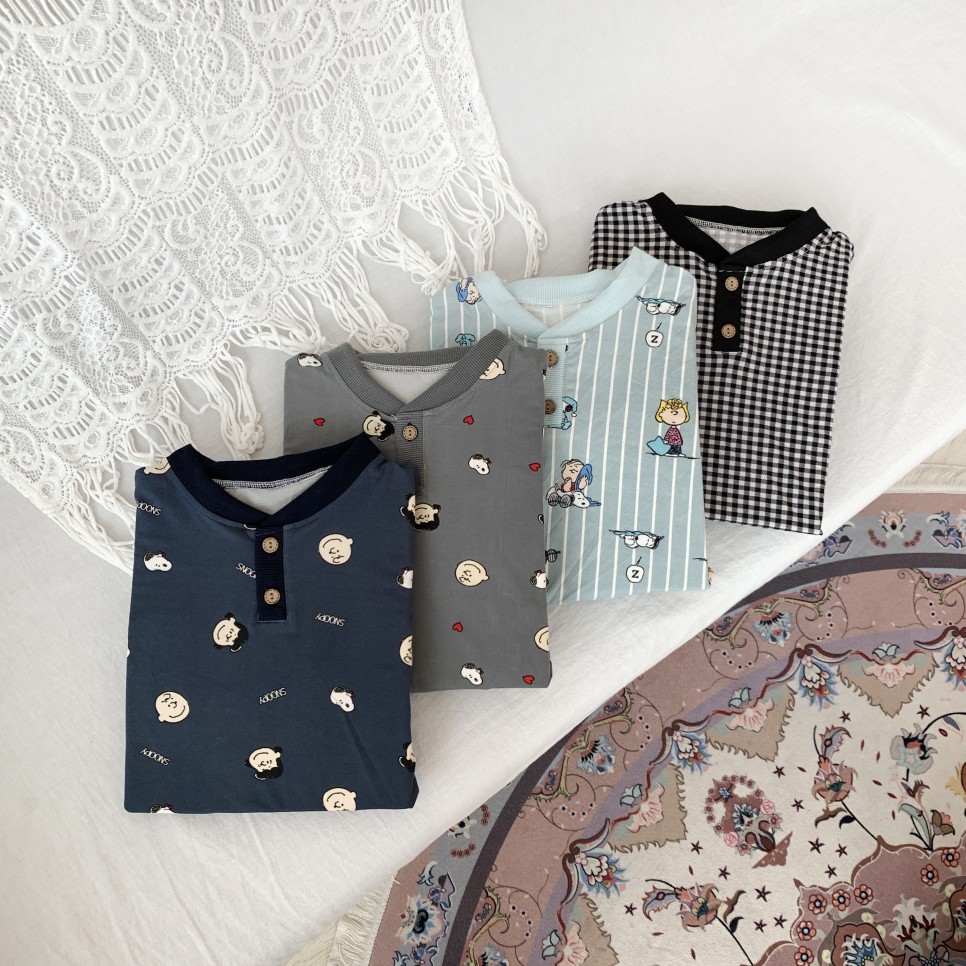 기모 원피스 잠옷 [시즌OFF] 피치기모 겨울 10