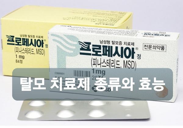  탈모약 치료제 종류 효능 부작용