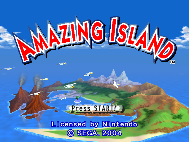  세가 (SEGA) - 어메이징 아일랜드 북미판 Amazing Island USA (게임큐브 - GC - iso 다운로드)