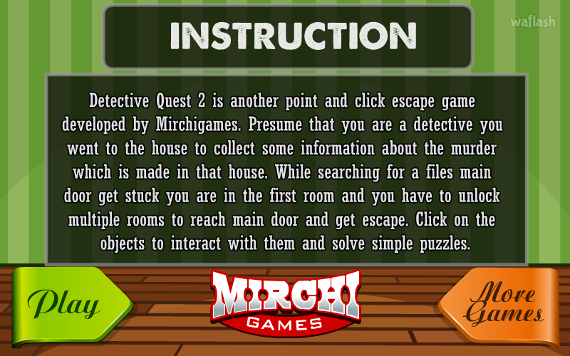 디텍티브 퀘스트 2 (Mirchi Escape Detective Quest 2)