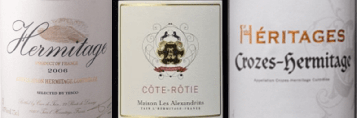 와인 산지 에르미타주&#44; 코트 로티&#44; 크로즈 에르미타주