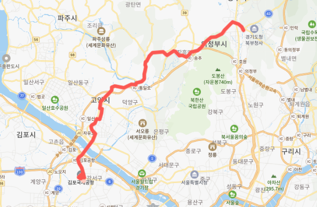  [시외]3700번 버스 시간표, 노선 정보 :: 의정부버스터미널, 경민대, 원릉역, 화정역, 김포국제공항
