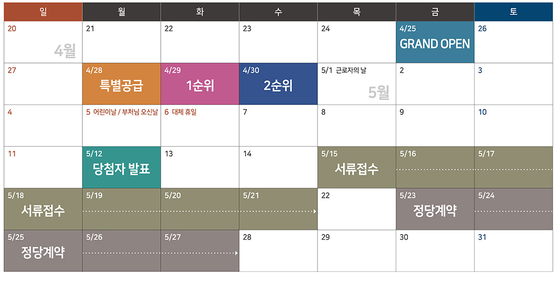 청약 일정