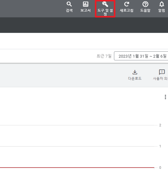 경쟁 블로그 고단가 키워드 훔치는 방법 - 이 글과 읽으면 좋은글 - undefined - 7) 도구 및 설정 클릭 도구 및 설정 클릭