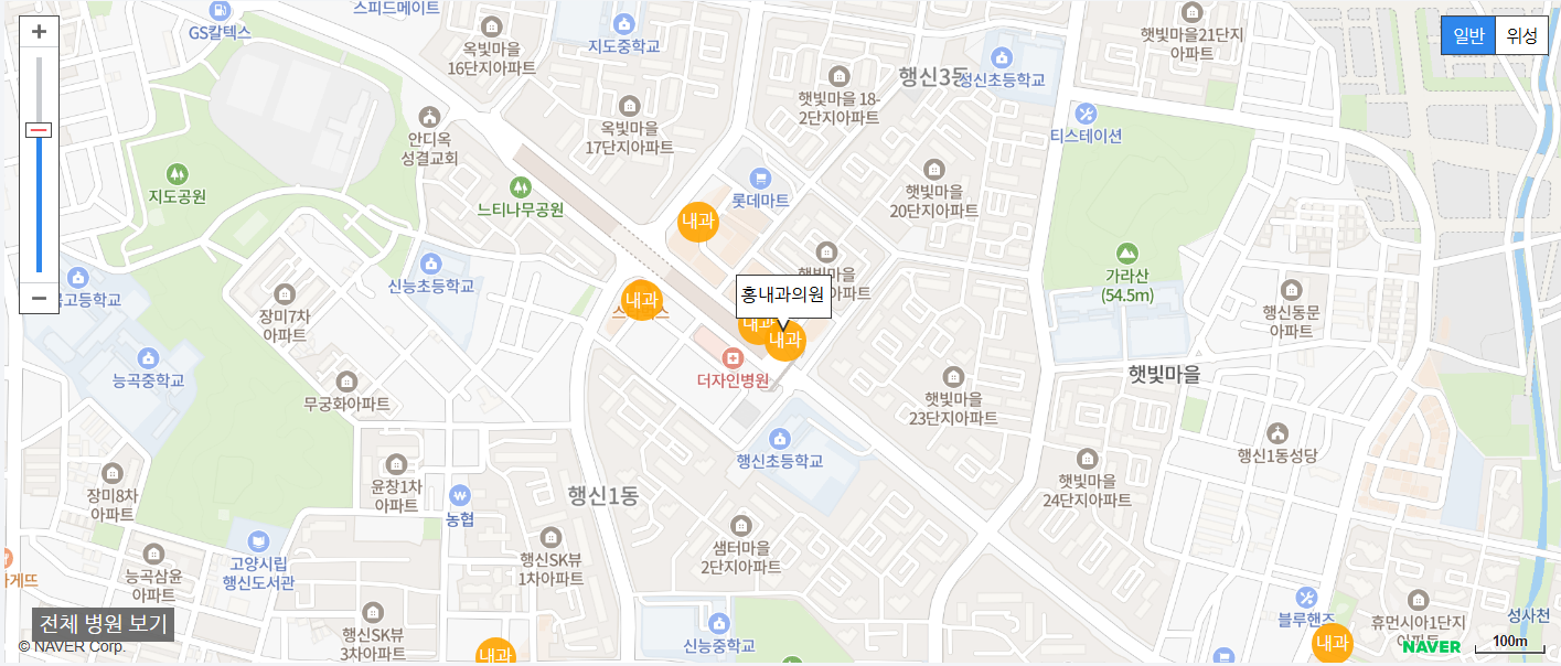 일요일 진료 내과 병원 홍내과의원